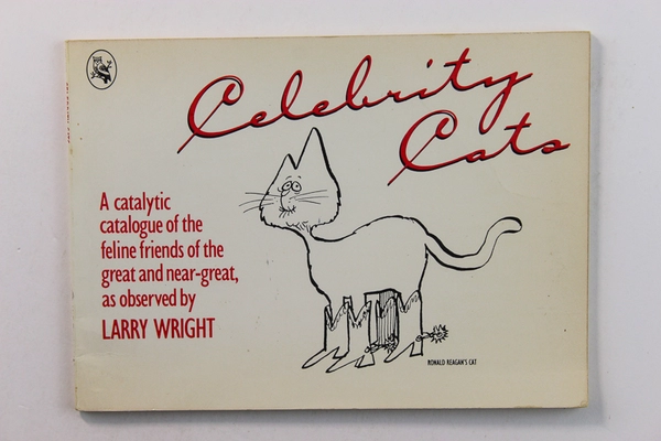 Celebrity Cats by Larry Wright 1982 First Edition Paperback Book - Pre-Owned