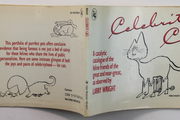 Celebrity Cats by Larry Wright 1982 First Edition Paperback Book - Pre-Owned