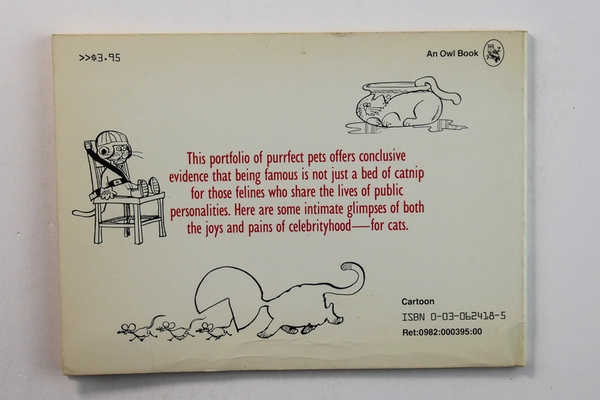 Celebrity Cats by Larry Wright 1982 First Edition Paperback Book - Pre-Owned