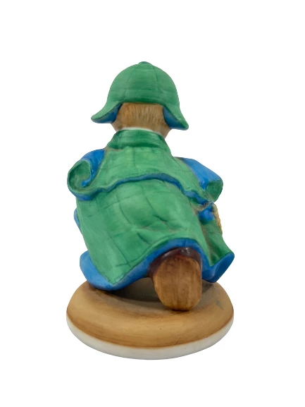 1986 Franklin Mint Mr. Loosely Bear Porcelain Figurine 3.25" Collectible