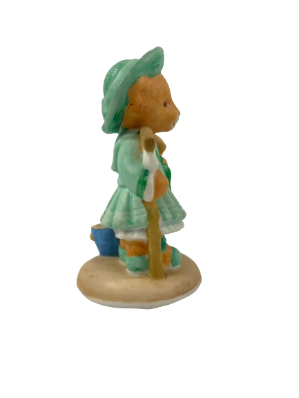 1986 Franklin Mint Penelope Woolington Bear Porcelain Figurine Collectible