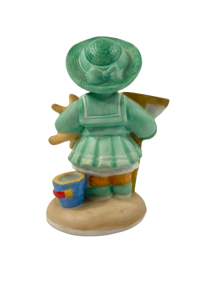 1986 Franklin Mint Penelope Woolington Bear Porcelain Figurine Collectible