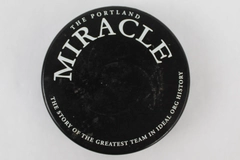 Lot of InGlasCo Portland Miracle Hockey Pucks - Official Souvenir Collectible