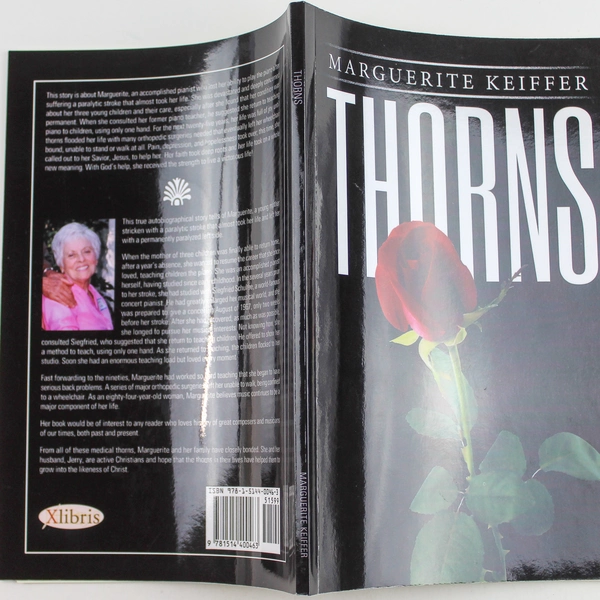 Thorns by Marguerite Keiffer Paperback Novel 2015 Xlibris Good Condition