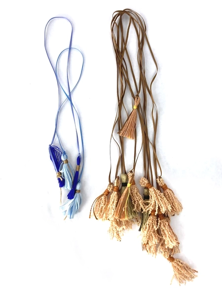 Lot of 10 Handmade Bookmark Tassels by Mary Rash - Unique Colors & Styles