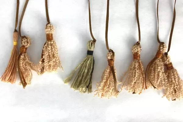 Lot of 10 Handmade Bookmark Tassels by Mary Rash - Unique Colors & Styles