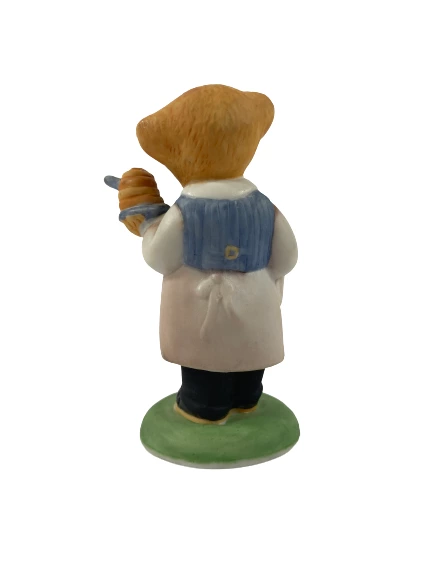 1986 Franklin Mint "William" Porcelain Bear Figurine Collectible Decor