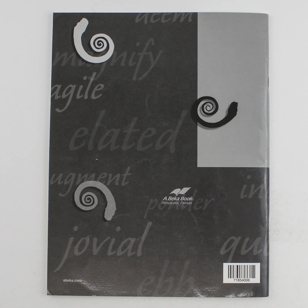 Vocabulary Spelling Poetry III Teacher Key 4th Ed 2001 A Beka Books PB