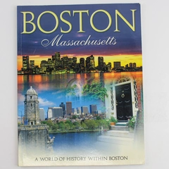 Boston Massachusetts A World of History 1995 Arts & Cards Paperback Book