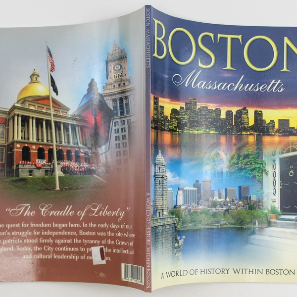 Boston Massachusetts A World of History 1995 Arts & Cards Paperback Book