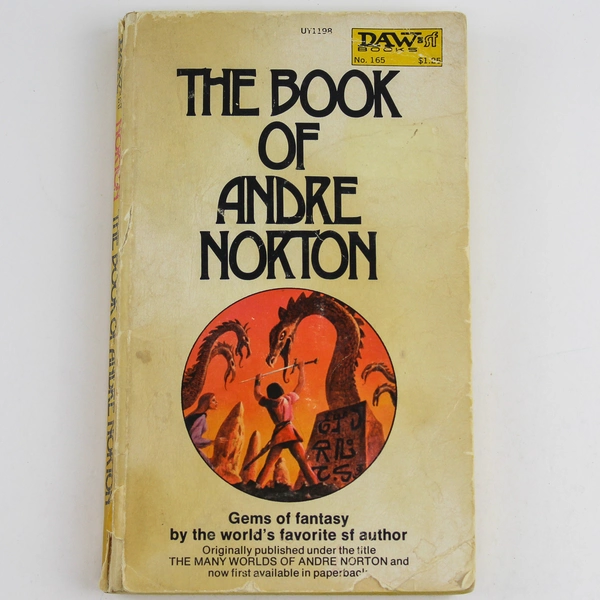 The Book of Andre Norton Gems of Fantasy 1974 DAW Paperback Novel