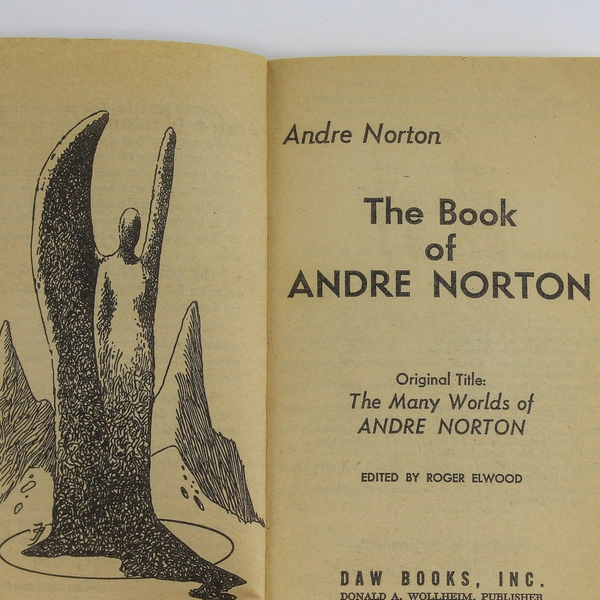 The Book of Andre Norton Gems of Fantasy 1974 DAW Paperback Novel