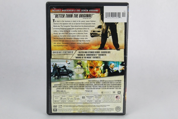 Transporter 2 DVD Jason Statham 2005 PG-13 Very Good Condition As-Is
