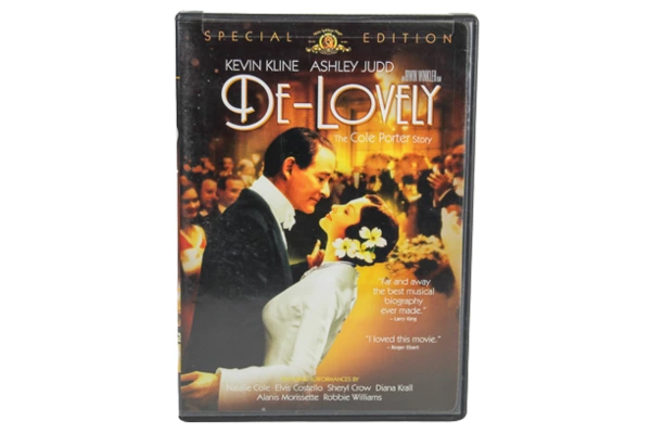 De-Lovely DVD Special Edition Kevin Kline Ashley Judd 2004 Pre-Owned