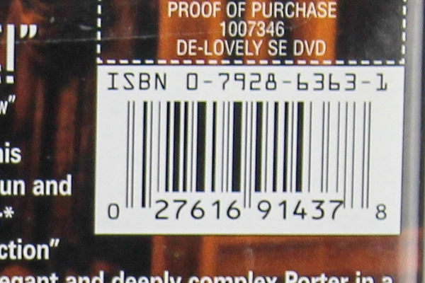 De-Lovely DVD Special Edition Kevin Kline Ashley Judd 2004 Pre-Owned
