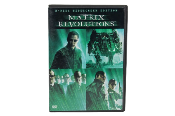 DVD Matrix Revolutions 2004 Keanu Reeves Lawrence Fishburne Very Good Condition