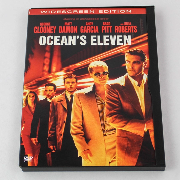 Ocean's Eleven DVD Widescreen 2001 George Clooney Matt Damon Pre-Owned