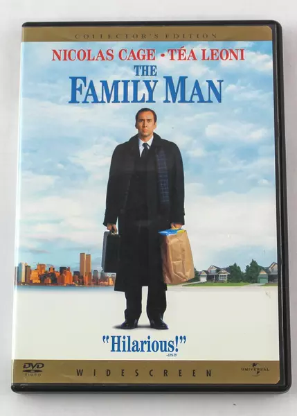 Family Man Nicholas Cage Tea Leoni 2000 DVD Widescreen Universal Pictures