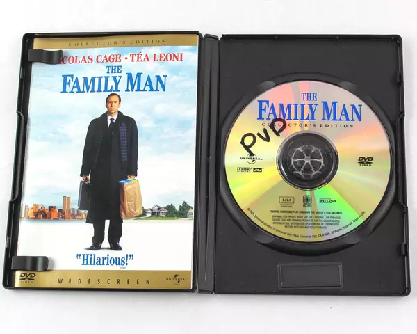 Family Man Nicholas Cage Tea Leoni 2000 DVD Widescreen Universal Pictures