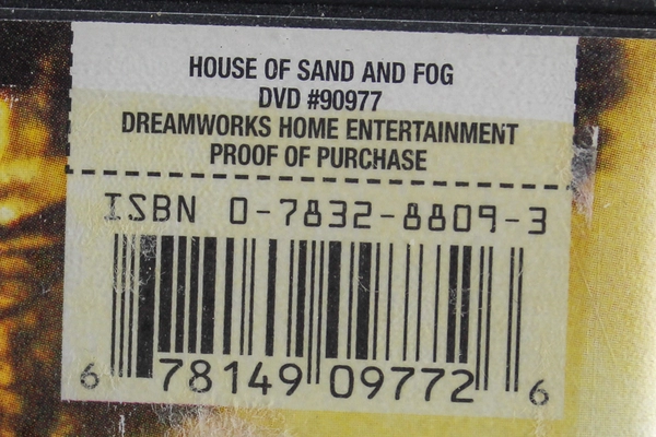 House of Sand and Fog DVD - Pre-Owned, Faint Scratches, As-Is Condition