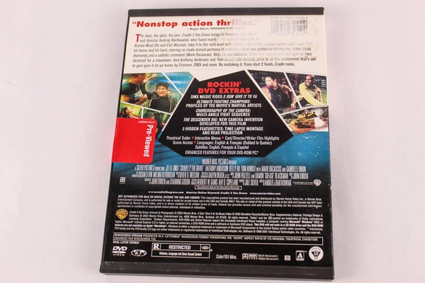 Cradle 2 The Grave DVD Jet Li DMX Warner Bros Action Movie Pre-Owned