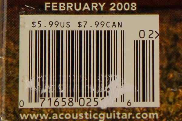 Magazine Acoustic Guitar Steve Earle February 2008 Vol 18 No 8 Issue 182