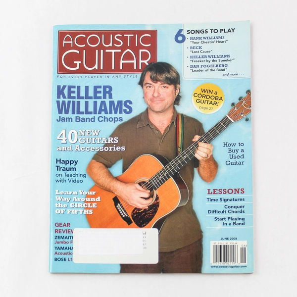 Keller Williams Acoustic Guitar Magazine June 2008 Vol. 18 No. 12