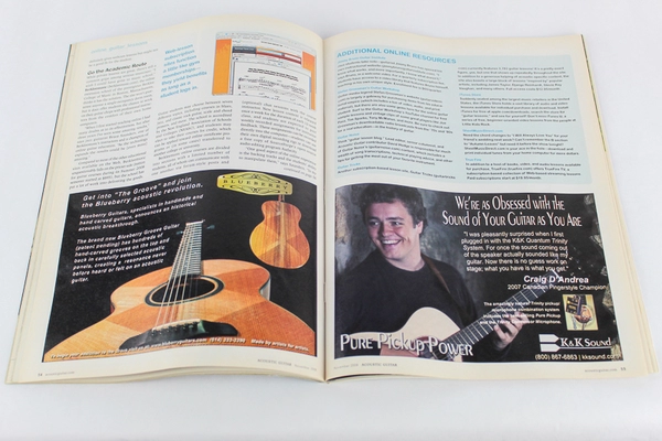 Lot of Acoustic Guitar Magazine Nov 2008 Vol. 19 No. 5 Issue 191