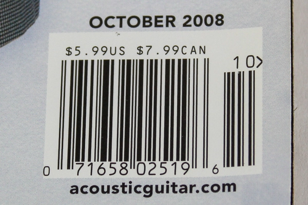 Acoustic Guitar Magazine John Hiatt 2008 CF Martin and Co Vol 19 No 4 Issue 190 