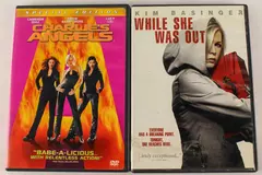 Lot of 2 Action DVDs: Charlie's Angels Special Edition & While She Was Out