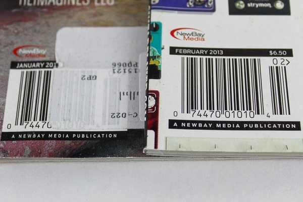 Lot of 2 Guitar Player Magazines Jan & Feb 2013 Vol 47 Newbay Media