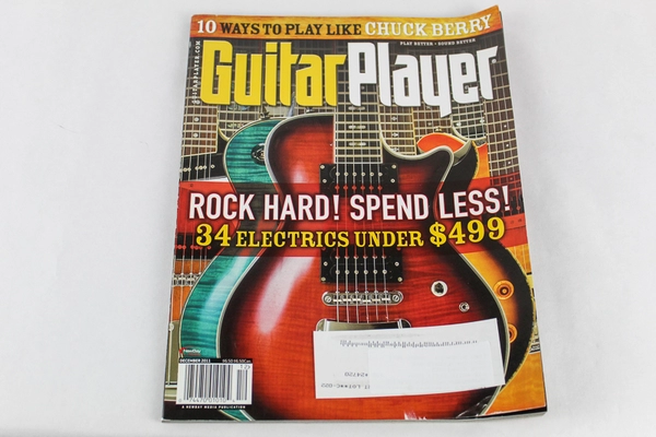 Guitar Player Magazine Dec 2011 Vol 45 No 14 - Good Condition
