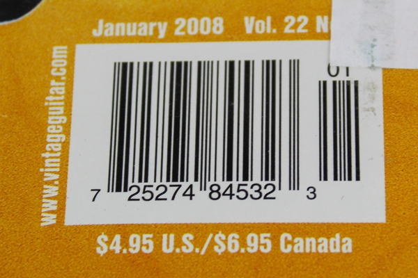 Vintage Guitar Magazine Jan 2008 Doug Fieger PRS Guitars Vol 22 No 3