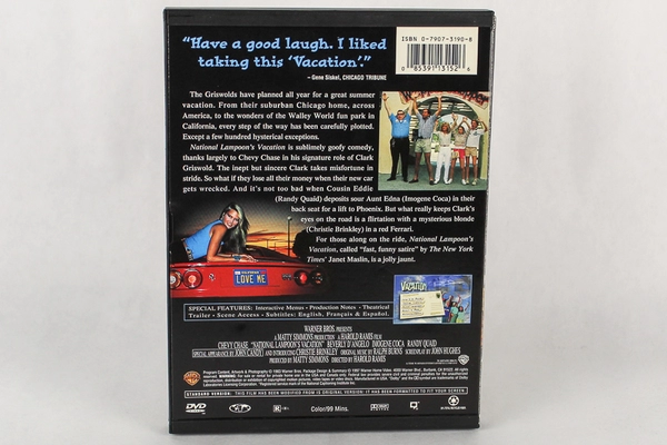 National Lampoon's Vacation DVD Chevy Chase 1997 Good Condition