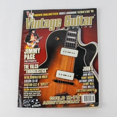 Vintage Guitar Magazine Aug 2008 Jimmy Page Fretprints Collectible Issue