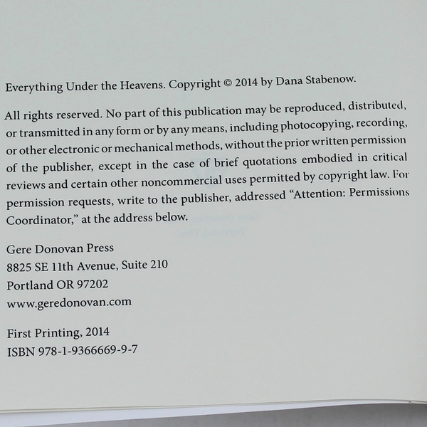 Everything Under The Heavens by Dana Stabenow - Book 1 Silk and Song