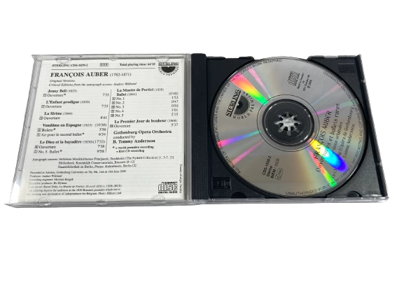 Francois Auber Ouvertures Et Ballets Rares CD - Gothenburg Opera Orchestra
