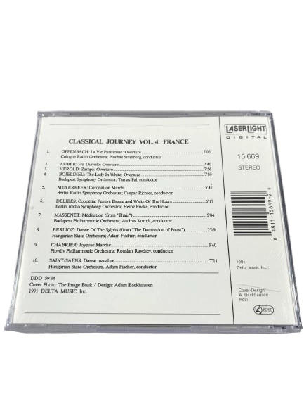 Classical Journey Vol 4 France CD - The Beautiful World of Classical Music