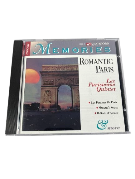Memories Romantic Paris 1993 CD Les Parisienne Quintet Good Condition