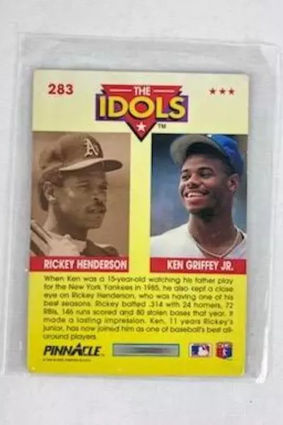 1992 Pinnacle Score Ken Griffey Jr. The Idols Baseball Card Oakland A's