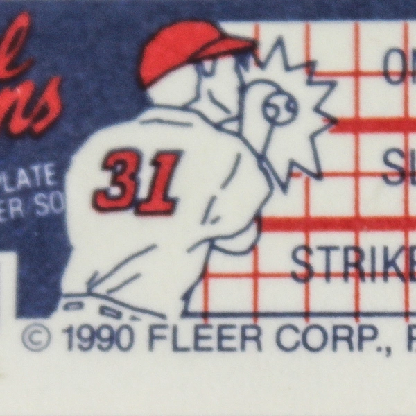 1990 Fleer David Justice Baseball Card Atlanta Braves MLB Outfield