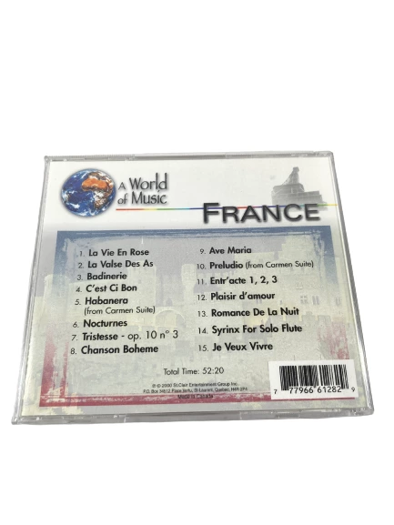 A World of Music France Audio CD 2000 St Clair Entertainment PMC61282