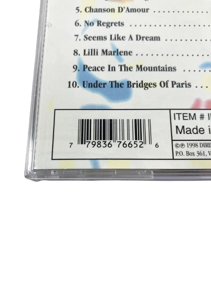 For The Love of France 1998 CD - Pre-Owned Music - Good Condition IN 76652