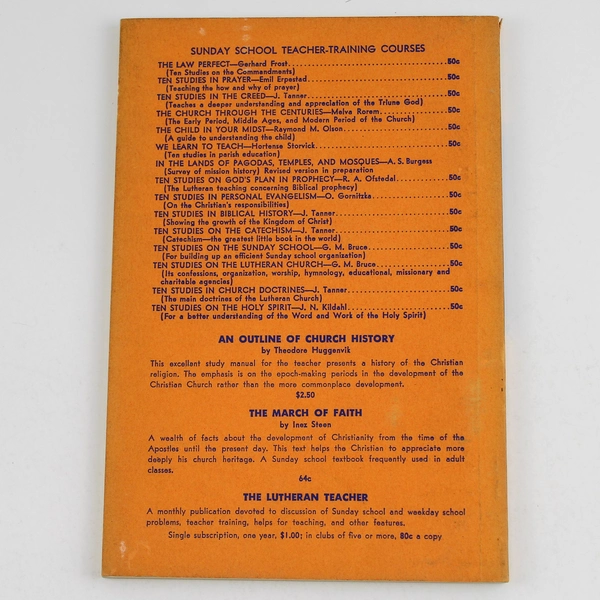 10 Studies On The Lutheran Church Gustav M Bruce 1953 Augsburg Publishing House