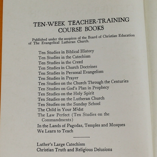 10 Studies On The Lutheran Church Gustav M Bruce 1953 Augsburg Publishing House
