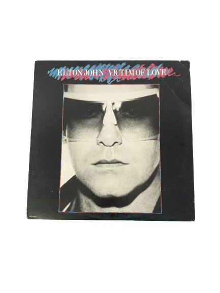 Elton John Victim of Love 1979 Vinyl Record Album MCA5104 Rock Pre-Owned