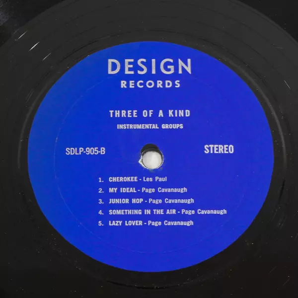 Three Of A Kind Vinyl Album 1965 Instrumental Groups Pre-Owned As Is