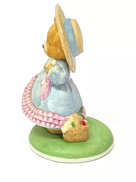 1986 Franklin Mint Daphne Teddington Bear Porcelain Figurine 3.75" Collectible