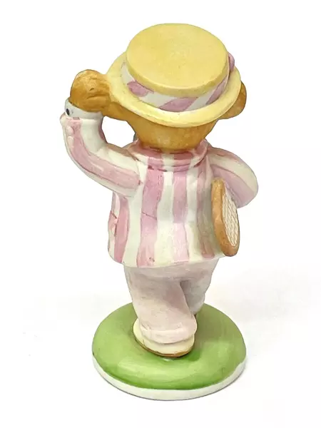 1986 Franklin Mint Teddington Bear Lord Margate Porcelain Figurine 3.75"