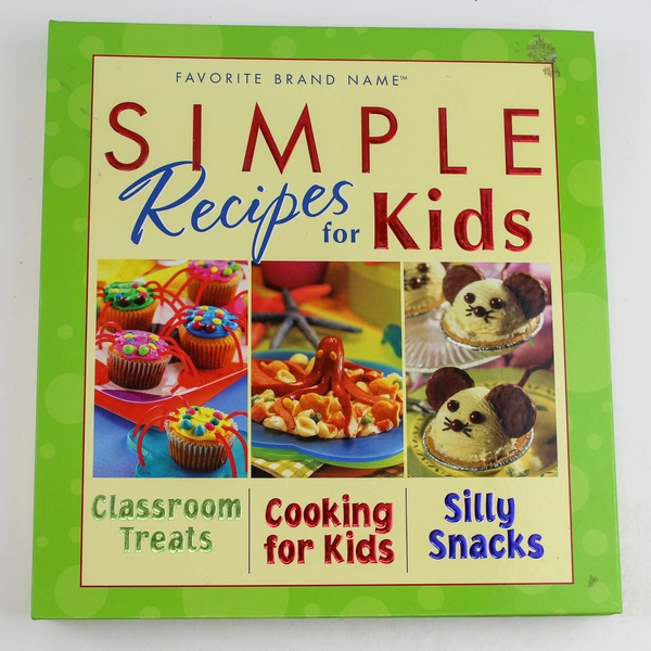 Simple Recipes For Kids Cookbook 2007 - Hardcover, Good Condition